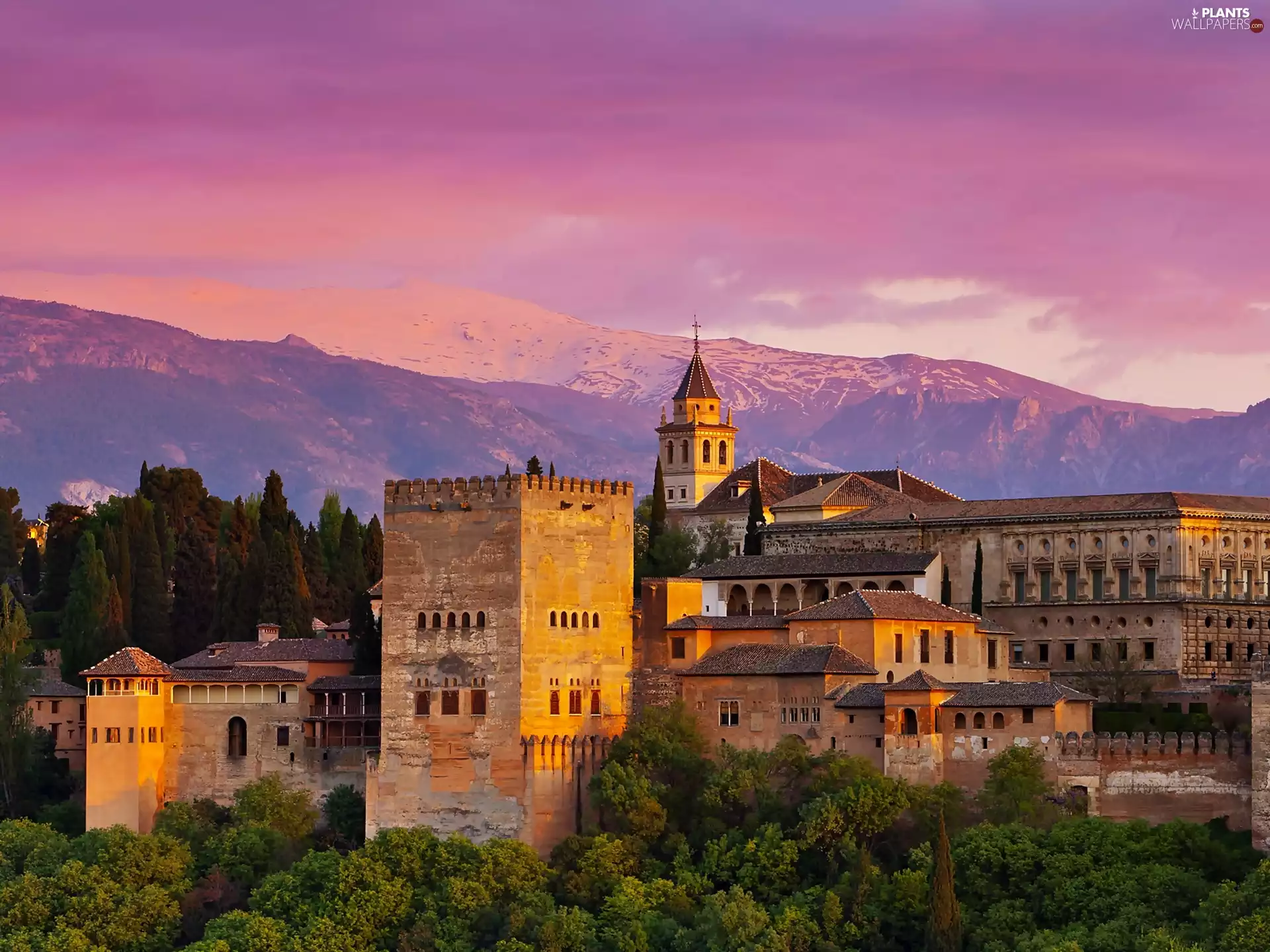 palace, alhambra, fortified, Team, Grenada