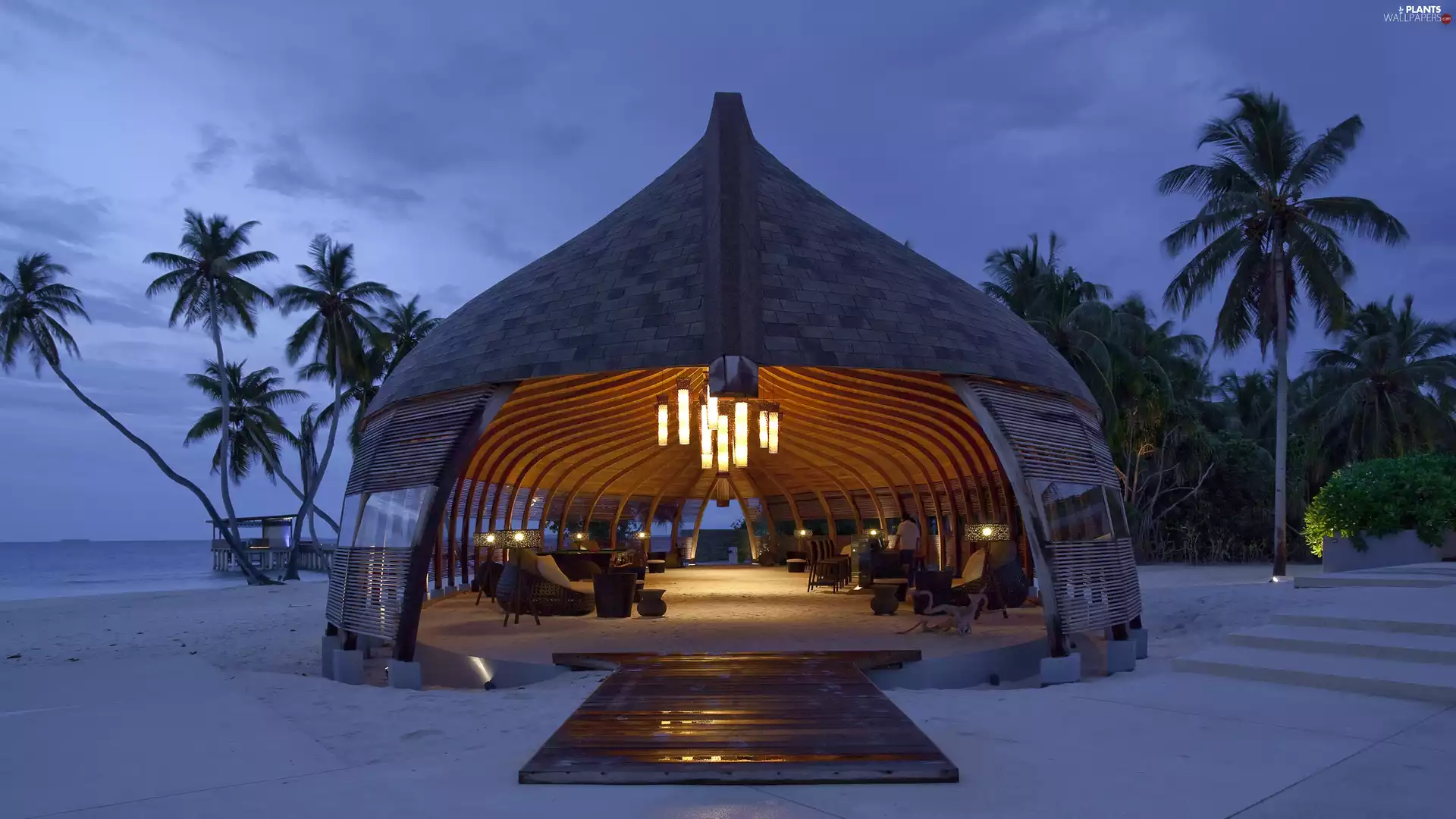 Restaurant, Tropical, Maldives, Beaches