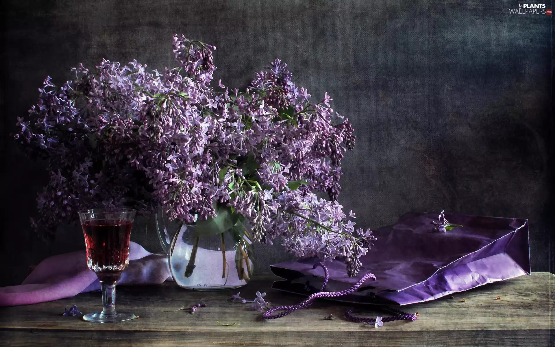 glass, bouquet, Purse, composition, fancy, without