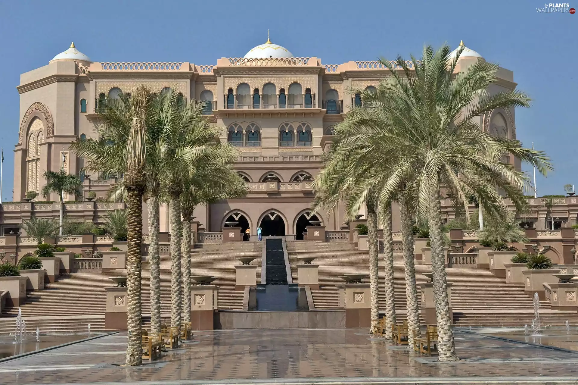 Palms, Abu Dhabi, Emirates, Palaces, Hotel hall