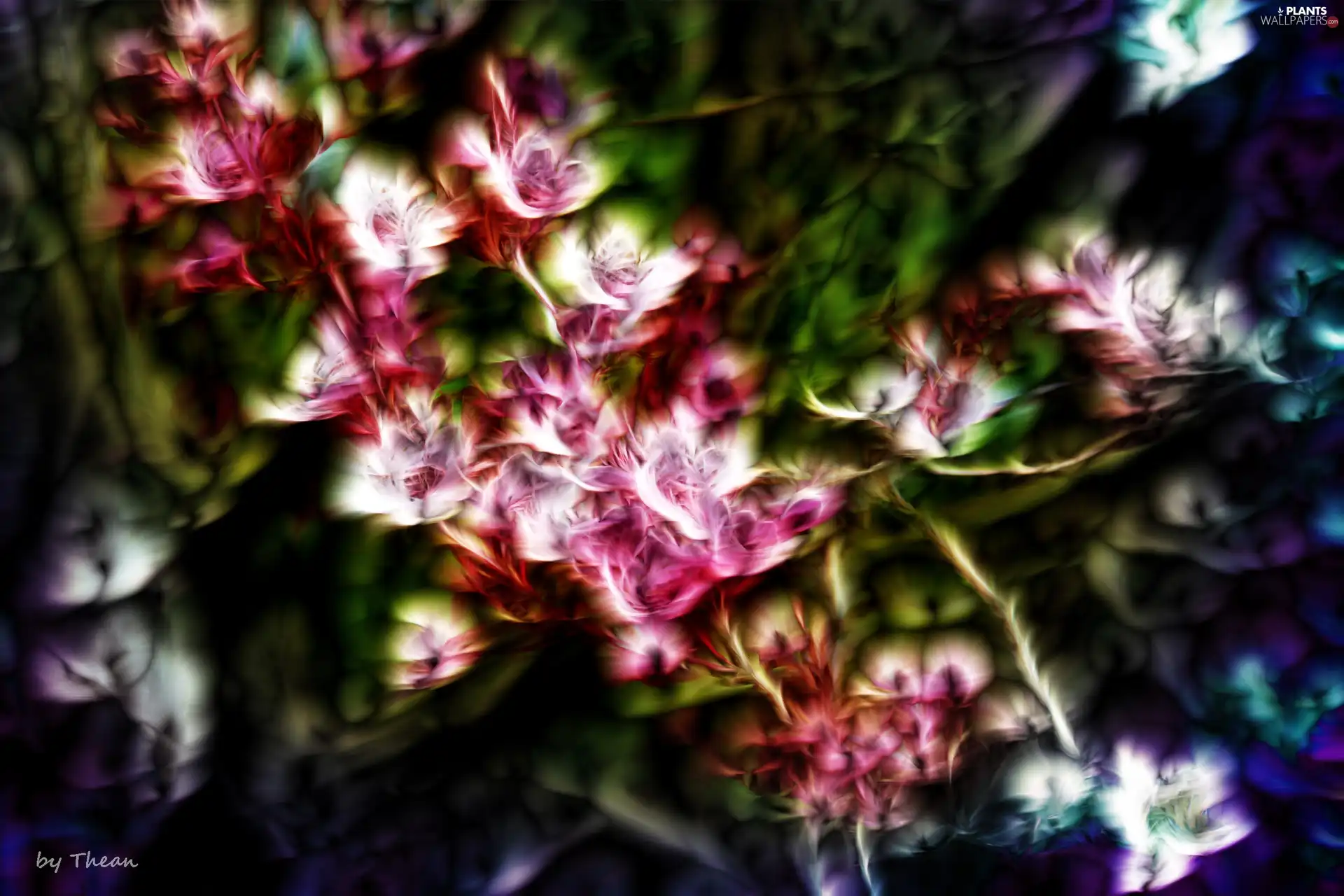 Fractalius, trees, fruit