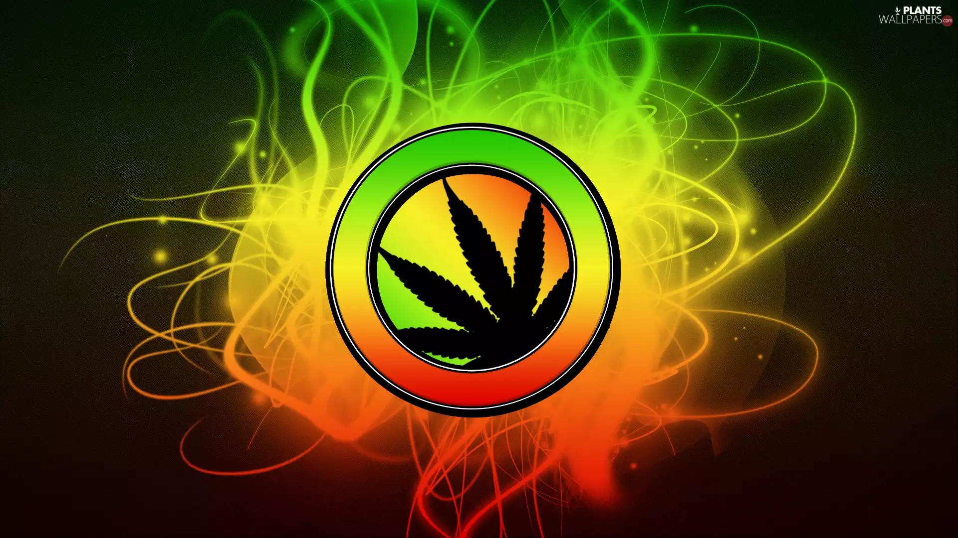 graphics, Sign, marijuana, streaks