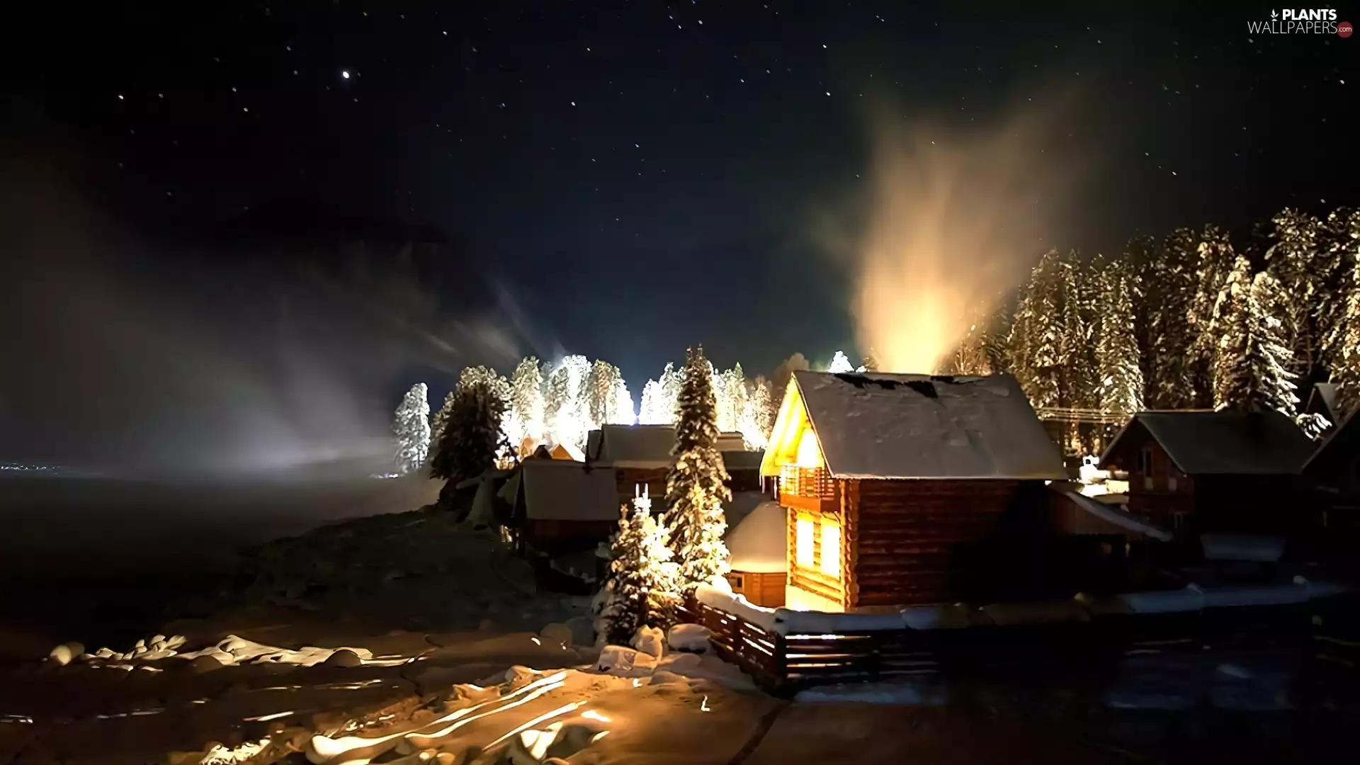 Christmas, house, luminosity, ligh, flash, vigor, winter, sun